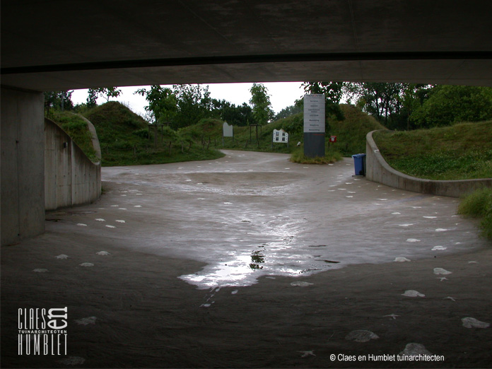 Bezoekersparking en Voetgangerstunnel, Dierenpark Planckendael, Muizen – Mechelen